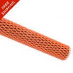 Orange Protective Sleeve 25 Meter Roll (Stretch Width: 30-40 MM)